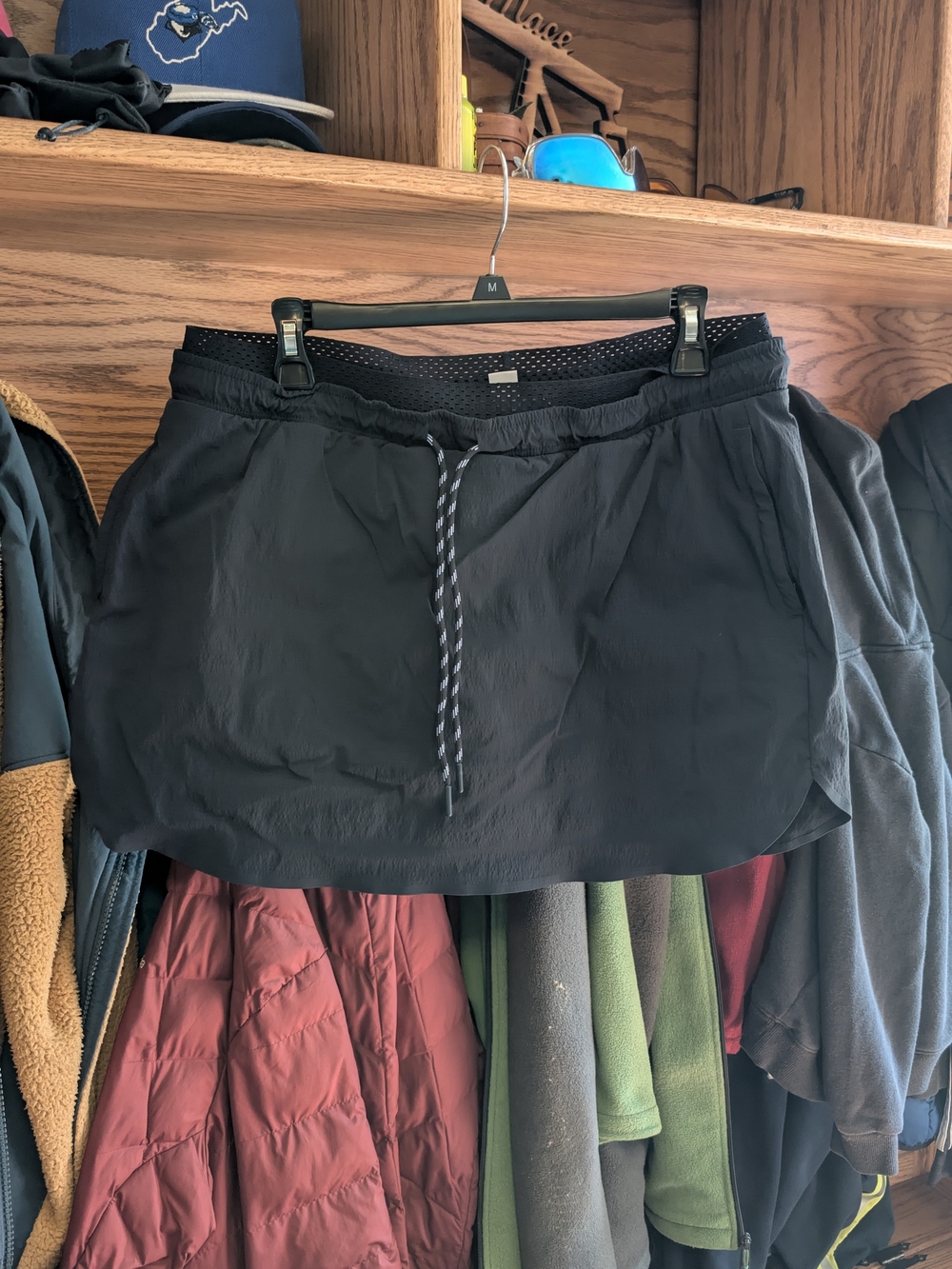 Athleta Black Skort with Built-In Shorts